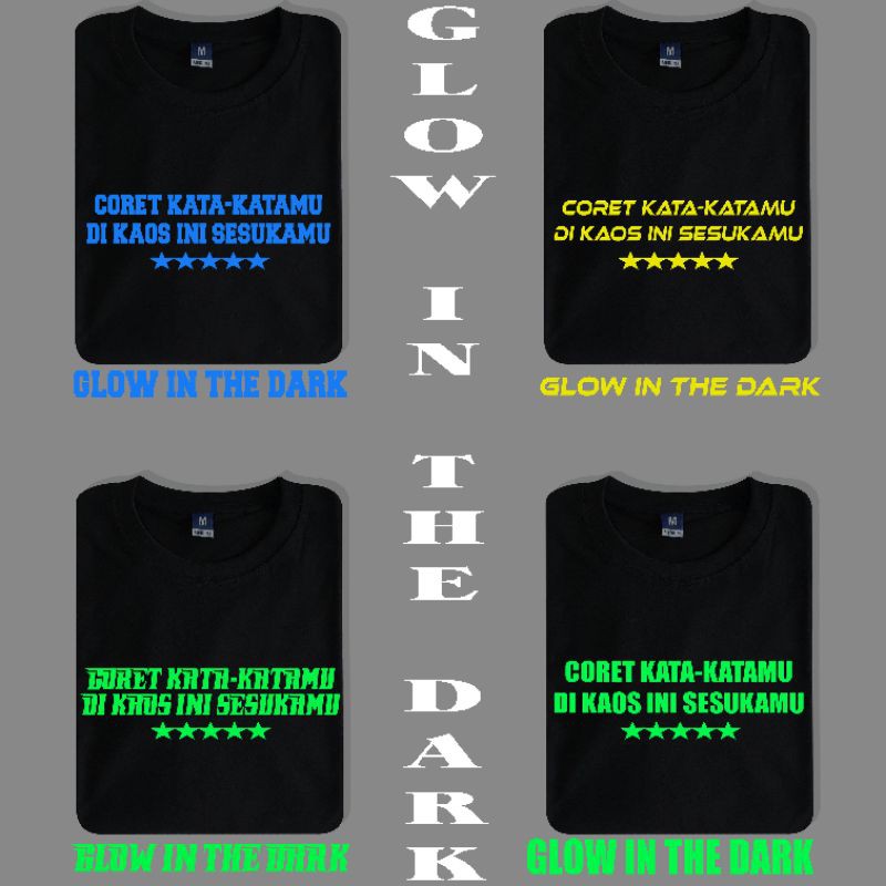 Costum Satuan Tulisan Logo Gambar Glow In The Dark Custom Costum Satuan Tulisan Logo Gambar Glow In The Dark Custom