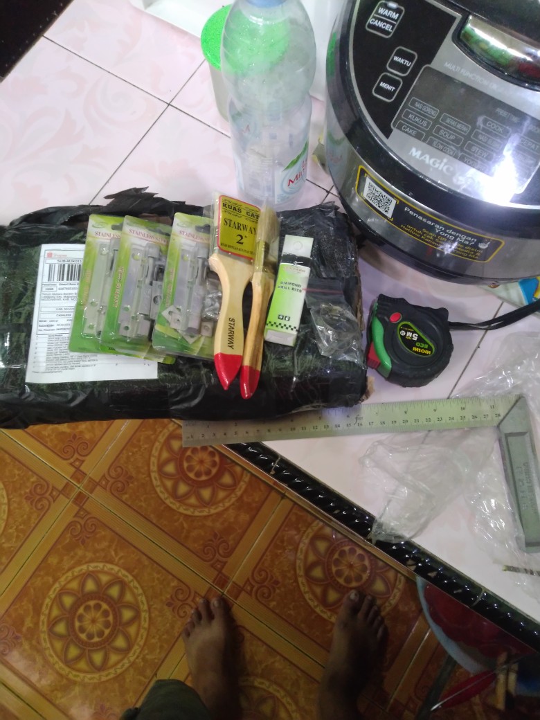 Kuas Cat Tembok Putih 1” Kuas Vernish Kuas Pernis 1 Inch