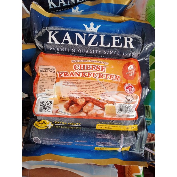 

Kanzler Cheese Frankfurter 500gr