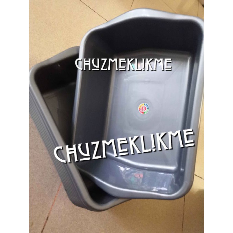 Bak segi abu/baskom abu kecil Komet (301)/Bak segi komet abu 302/Baskom plastik abu
