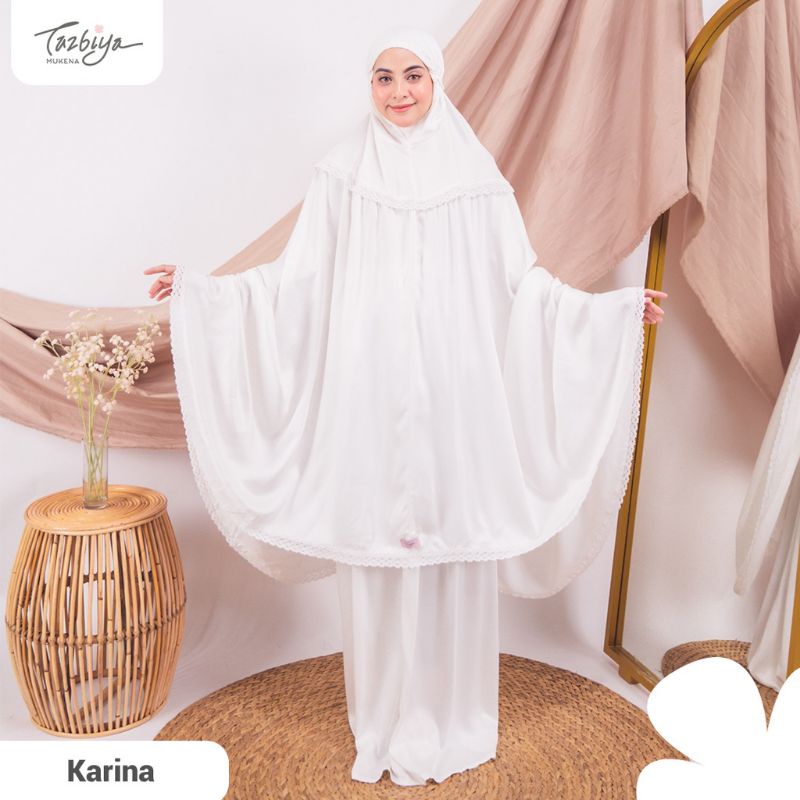 MUKENA TAZBIYA KARINA WHITE ALLSIZE