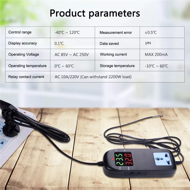 MH-2000 Thermostat Digital Temperature Controller Termostat LED Display