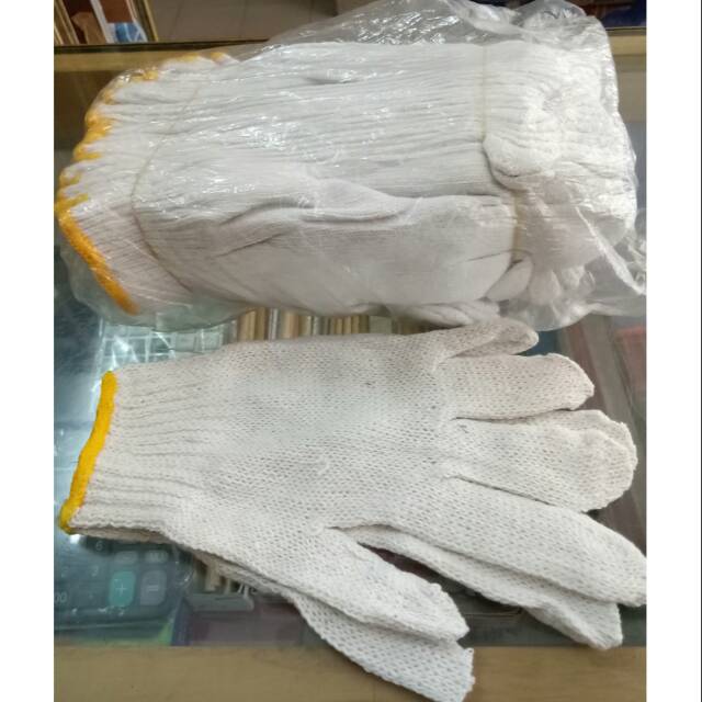 Sarung Tangan Kain Putih Shopee Indonesia
