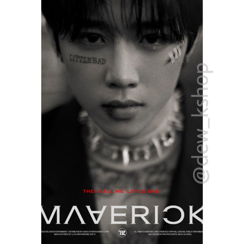 POSTER THE BOYZ (SUNWOO) - [MAVERICK] MOOD VER.
