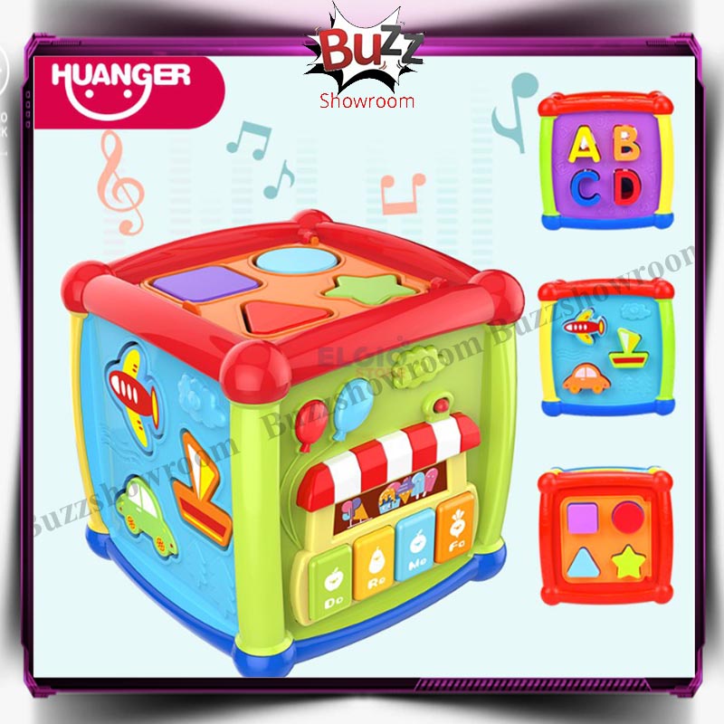 Fancy Cube Wisdom Hexahedral Mainan Edukasi Anak Busy Box Activity