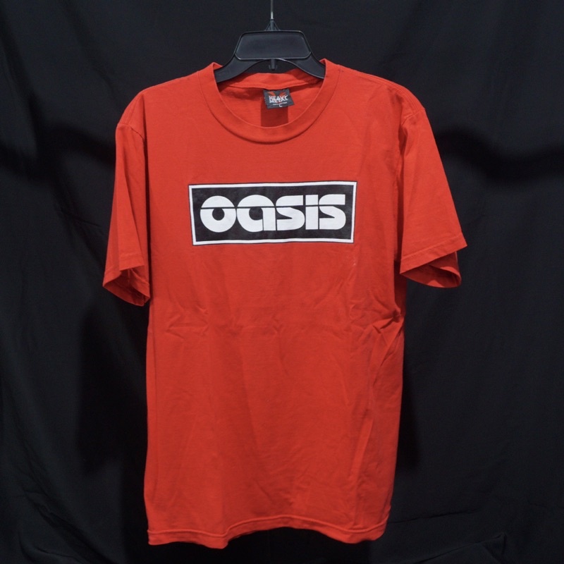 vintage kaos oasis band bekas