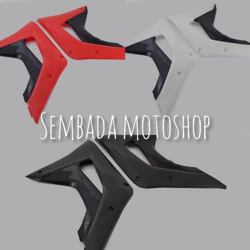 Sayap depan CRF 250 2018 Cover tangki CRF 250 2018 Side panel depan CRF 250 2018