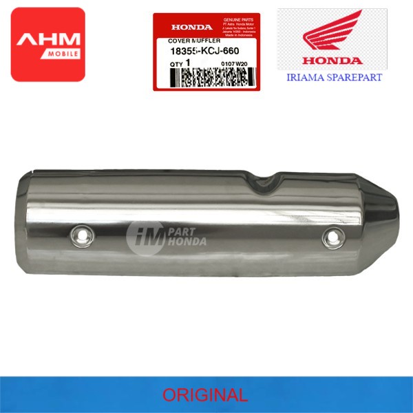 " 18355-KCJ-660 Cover Tameng Tutup Knalpot Tiger Revo rapet tidak berlubang "