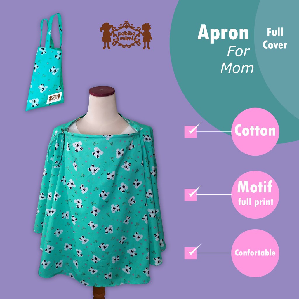 Full Cover Nursing Apron (Penutup Menyusui) Petite Mimi