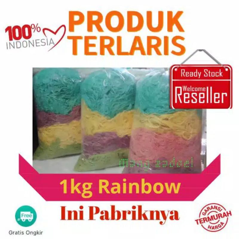 

Arumanis Rambut Nenek 1 kg Rainbow