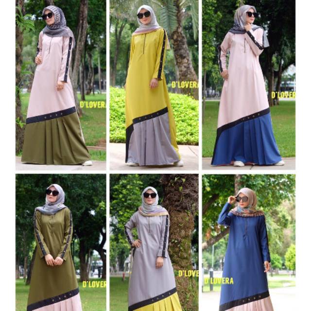 Gamis Daily Dress Nilam by D'lovera