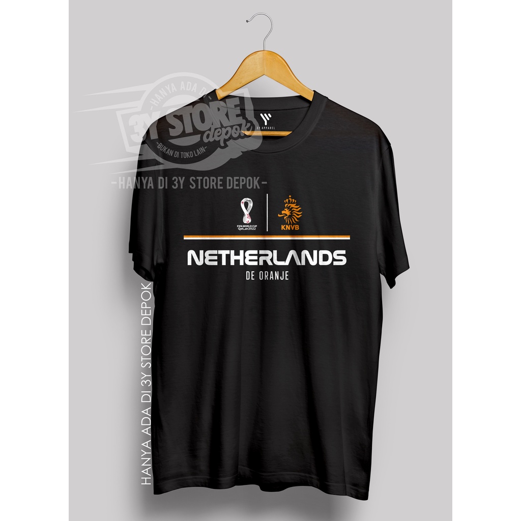 KAOS SANTAI QATAR 2022 TIMNAS BELANDA / PRIA / WANITA / ANAK - 3Y STORE DEPOK