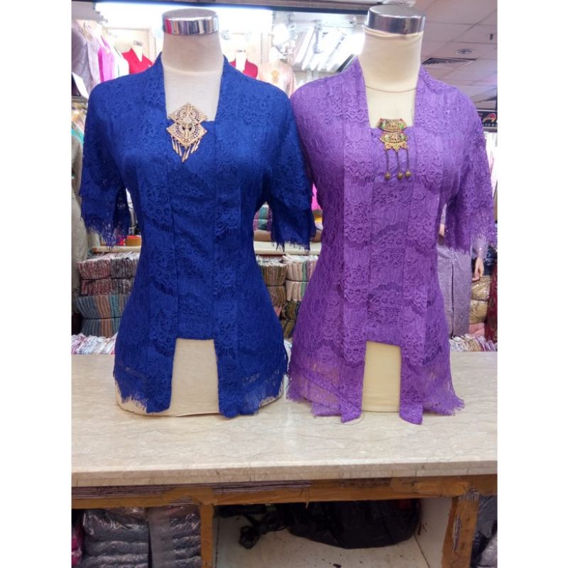 Produk original atasan kebaya kutubaru brokat modern//kutubaru lengan pendek full puring//kebaya pesta//kebaya wisuda remaja