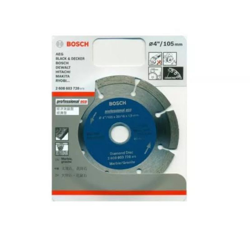 [COD} Promo!! Diamond Wheel Bosch 4&quot; inch Basah / Kering / Mata Pisau Potong Keramik Wet / Dry Cutting