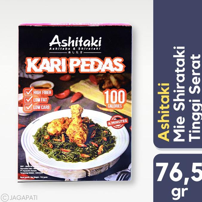 

Ashitaki - Mi Kari Pedas 75,6gr - Mie Pedas Shirataki - Low Calories