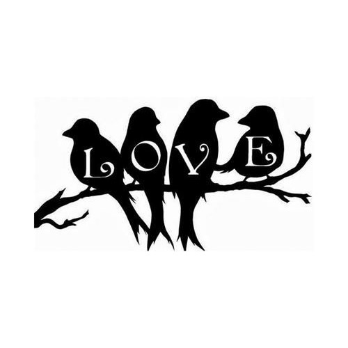 

cutting sticker love