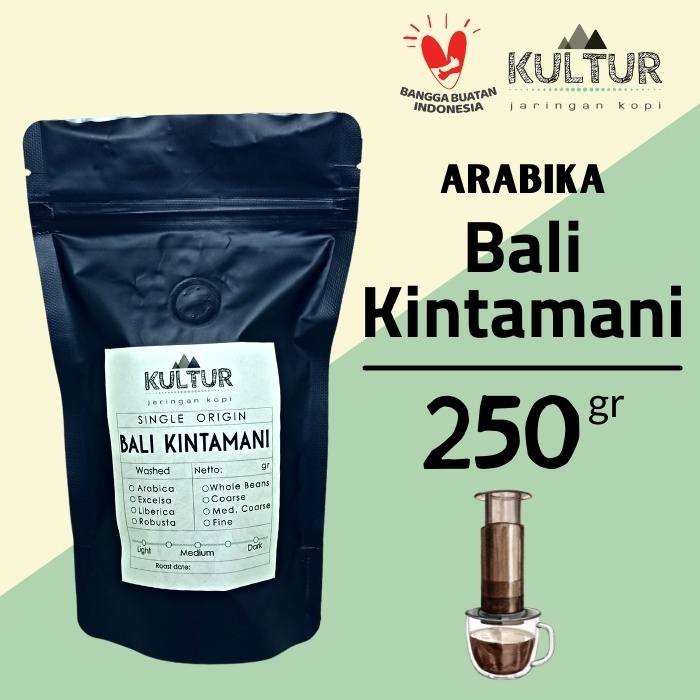 

COFFEE BEAN KOPI ARABIKA BALI KINTAMANI 250 GR