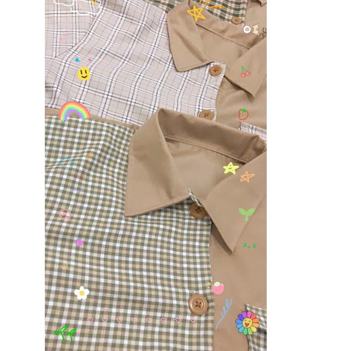 ✮ BALLOON TARTAN BY BOONAA.ID / TOP TARTAN / crop two tone ♕