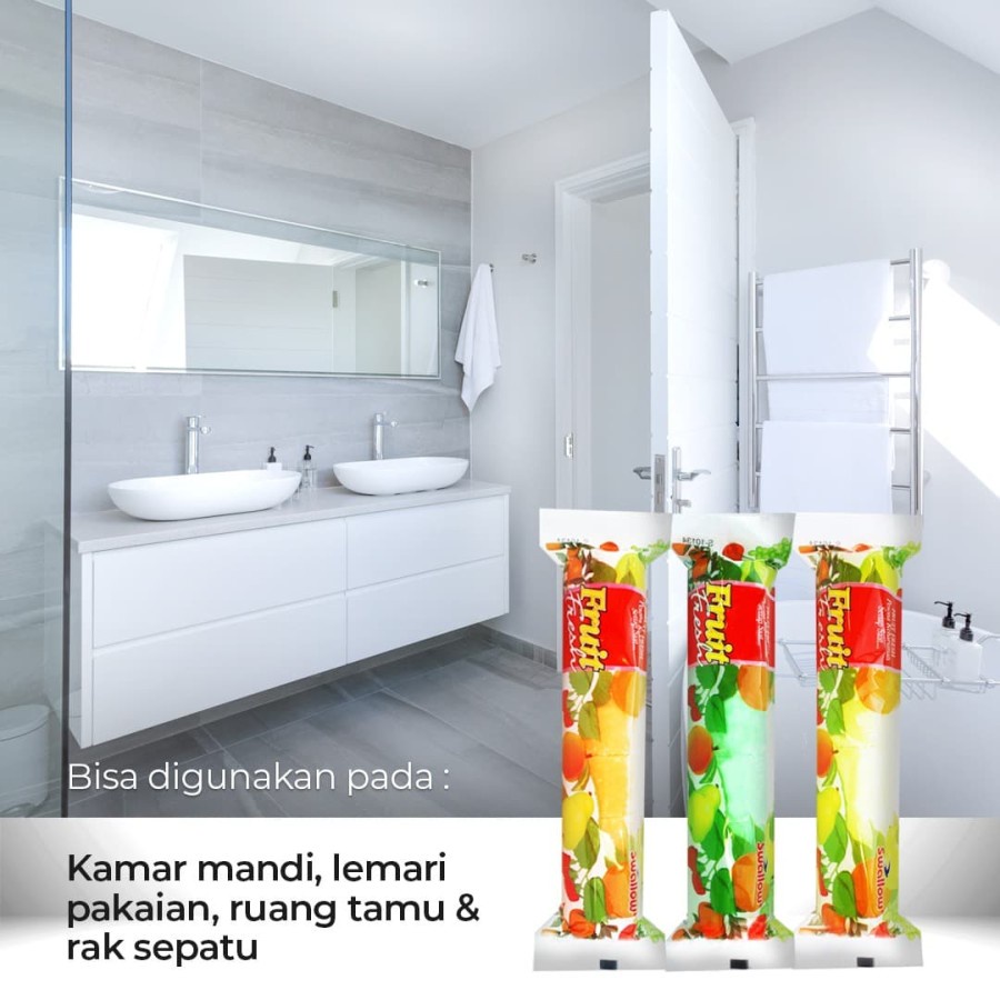 Swallow Fruit Fresh Kamper / kapur barus Toilet wangi buah isi 6