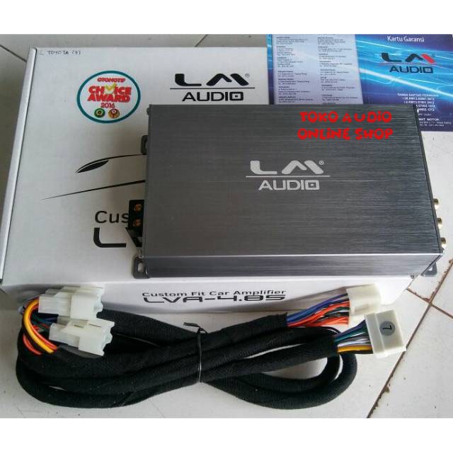 AUDIO PROSESSOR DENGAN POWER AMPLIFIER, LM AUDIO LVA-4.85