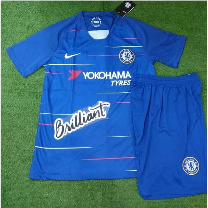 Diskon SETELAN JERSEY BOLA CHELSEA HOME GRADE ORI 2018-2019