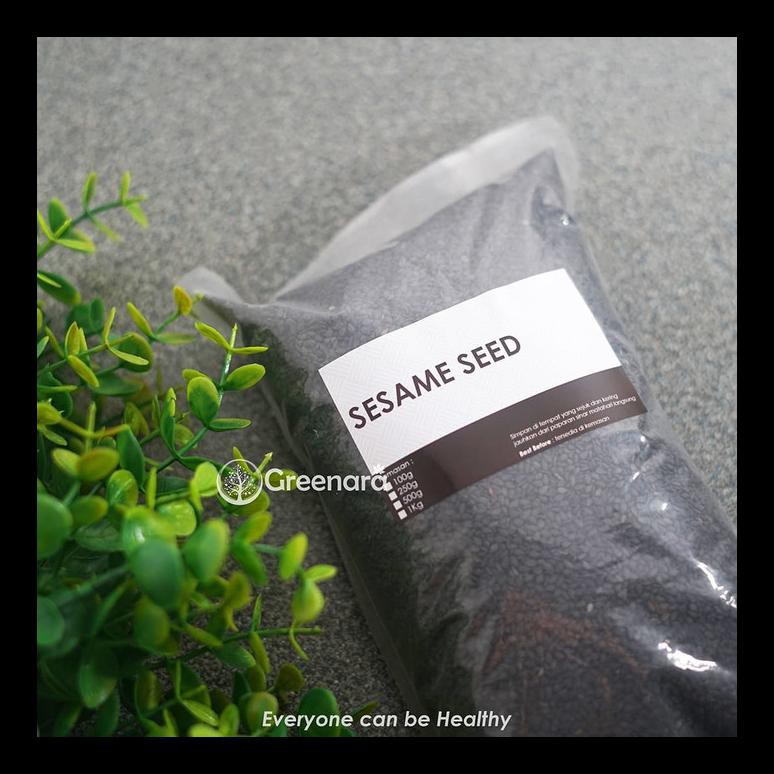 

READY! BLACK SESAME SEED 1KG / WIJEN HITAM 1KG MURAH