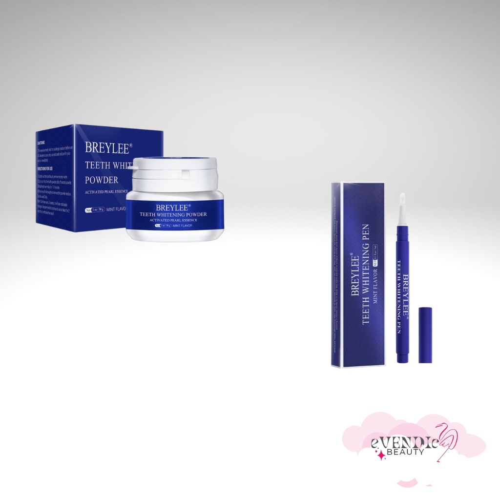 [BPOM] BREYLEE Teeth Whitening Powder &amp; Pen - Mencerahkan Gigi / pemutih gigi