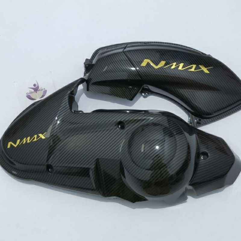 paket Cover Tutup Filter Udara Carbon Nmax Plus Cover Cvt Nmax 1set Carbon Zoro