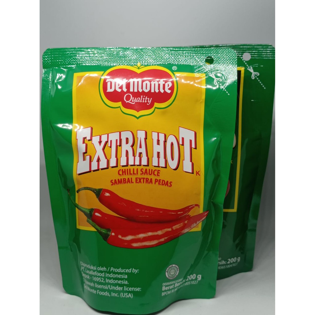 

DELMONTE SAUS SAMBAL 200 GR POUCH / SAOS SAMBAL DELMONTE EXTRA HOT