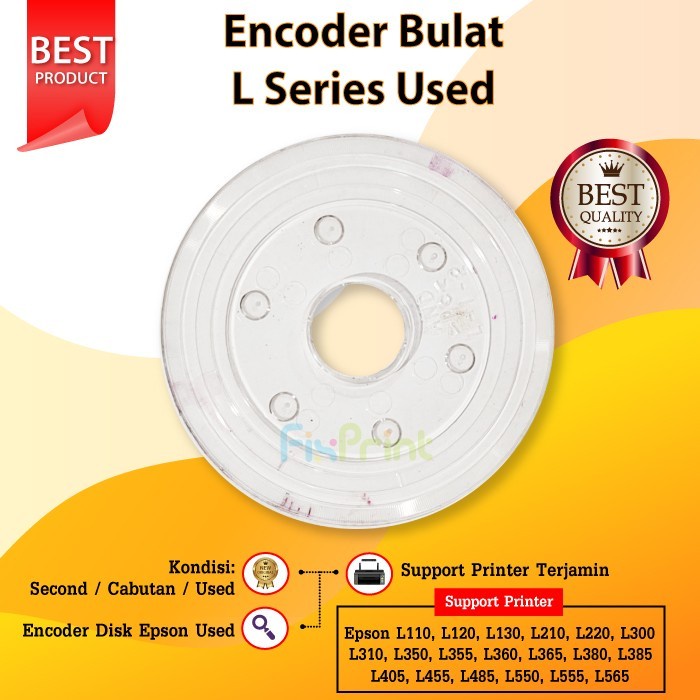 Sensor Encoder Bulat Disk Epson L110 L120 L121 L210 L220 L300 L310 L350 L355 L360 L365 L380 L385 L405 L485 L550 L555 L565