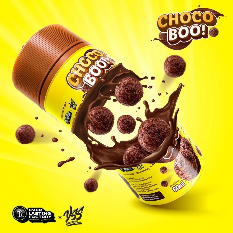 Liquid Choco Boo Snack Ball Coklat 60ML by ELF x VSS - ChocoBoo!