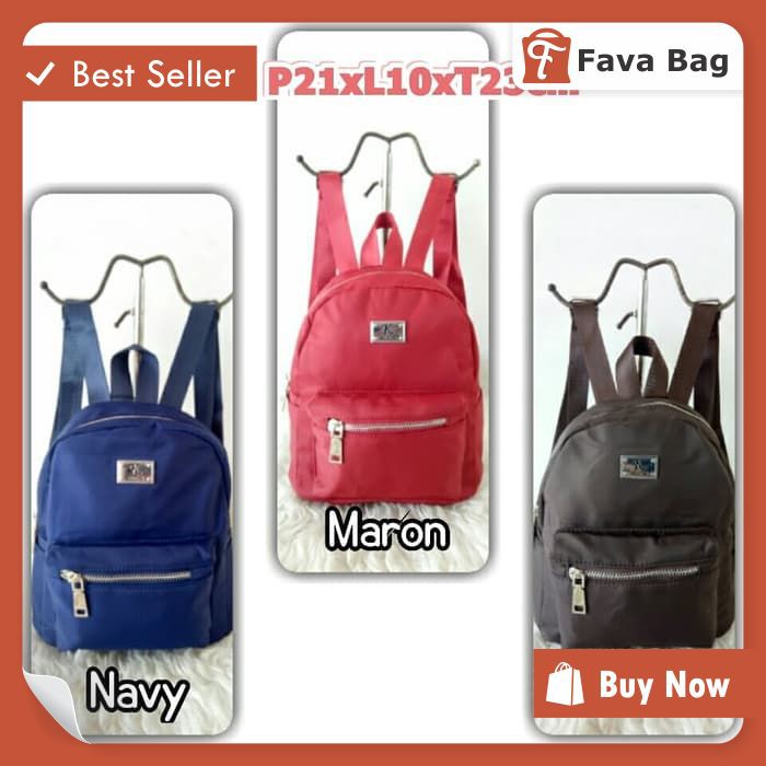 FB0069 TAS WANITA IMPORT RANSEL MINI KLUM HIGHT QUALITY TAS GENDONG TAS CASUAL