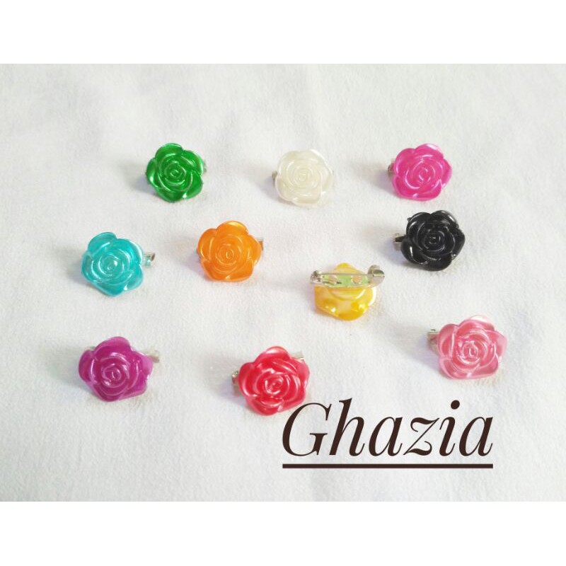 Bros Bahu 20 PCS Resin Mawar Warna Campur