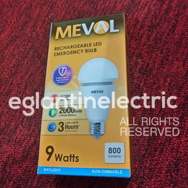 Meval Lampu Led Emergency 9W
