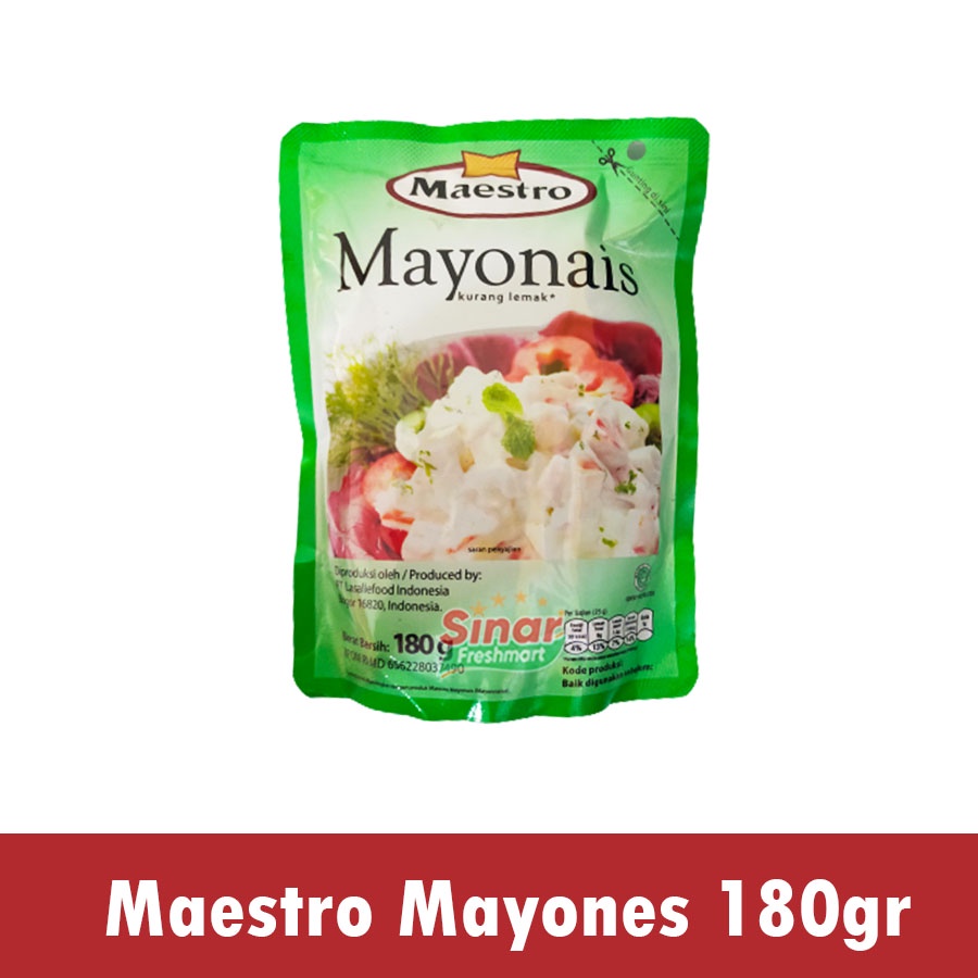 

[SINAR.FRESHMART] MAESTRO MAYONESE / MAYONAIS [180gr]