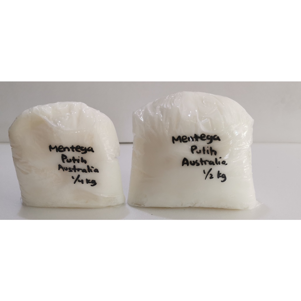 

Mentega Putih Australia R.E.F Premium (Repack 1/2Kg, 1/4Kg)