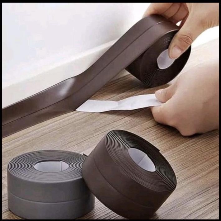 

Bath Wall Sealing Strip Waterproof Self Adhesive Kitchen Caulk Tape