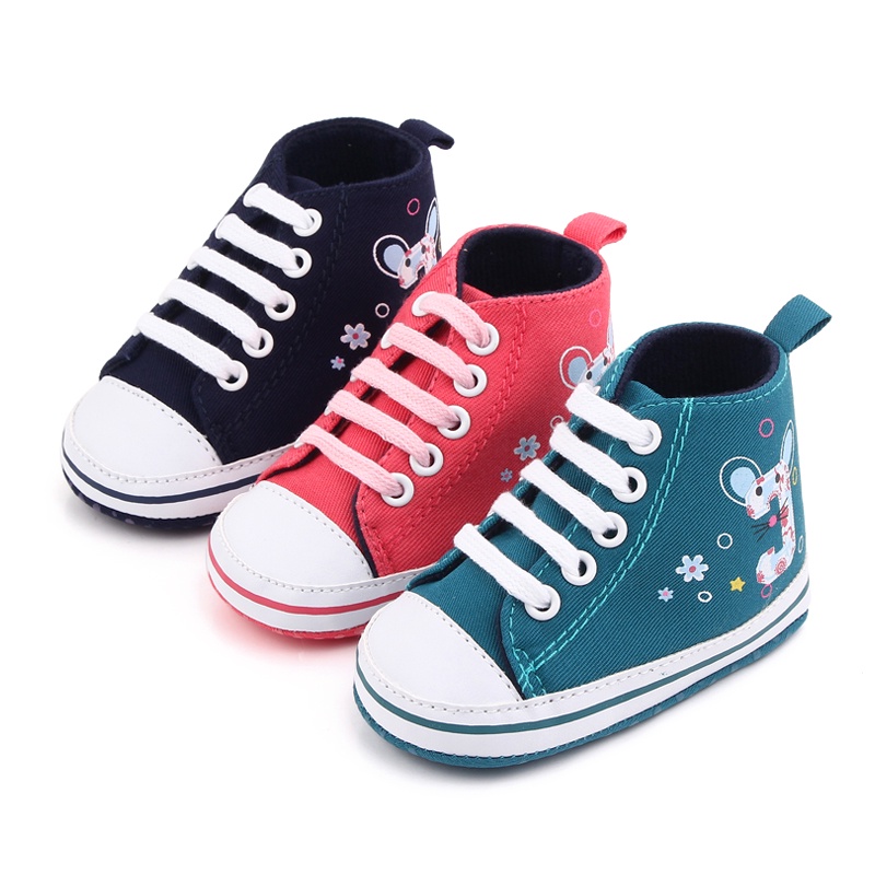 Sepatu Bayi Sneaker Baby - Sepatu Prewalker Bayi Perempuan S1198