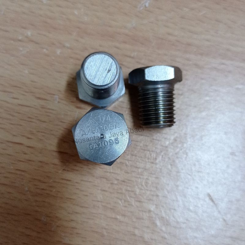 Jual Plug DOP Besi A105 3000 Psi NPT 1/4 