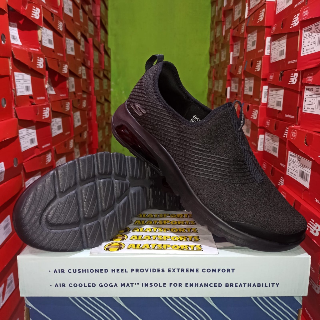 Skechers Go Walk Air Expression 216150-BBK Sepatu Slip On Pria ORIGINAL