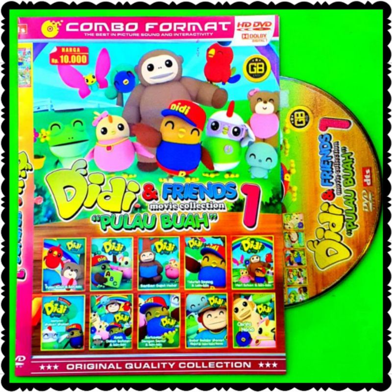 TERLARIS Kaset Dvd Film Anak Anak Didi And Friends - Hiburan Anak Edukasi Anak