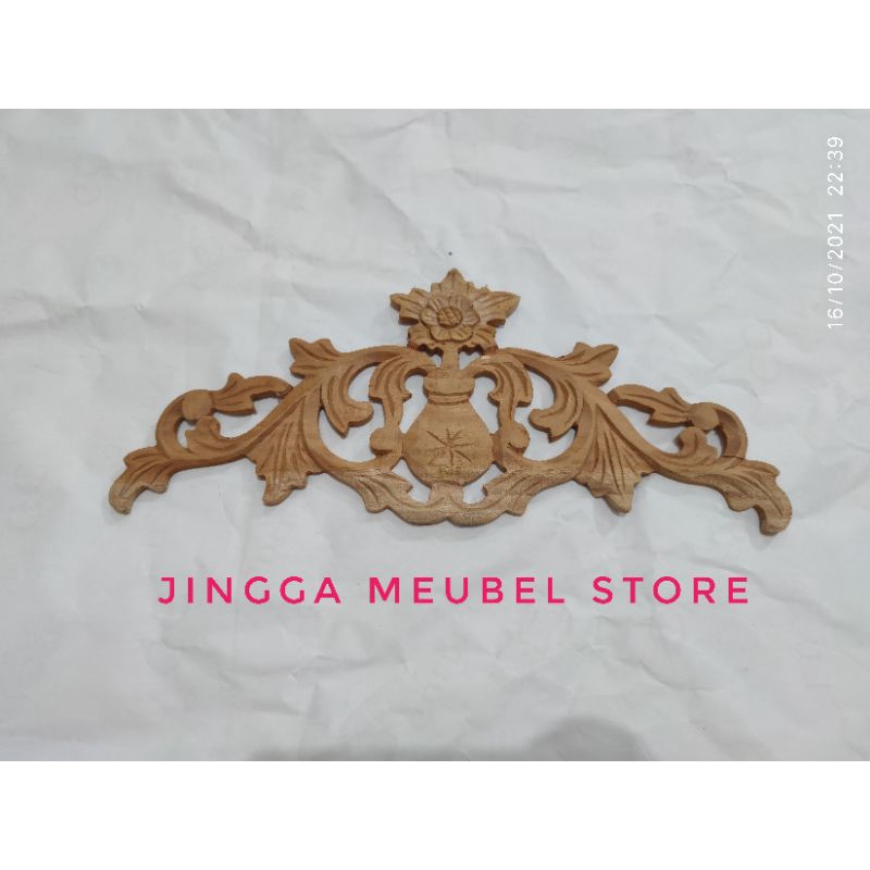 ornamem ukir kayu mahoni Ukiran Kayu Ornamen Tempel Ornamen Loster Ornamen Pintu mebel furniture jep