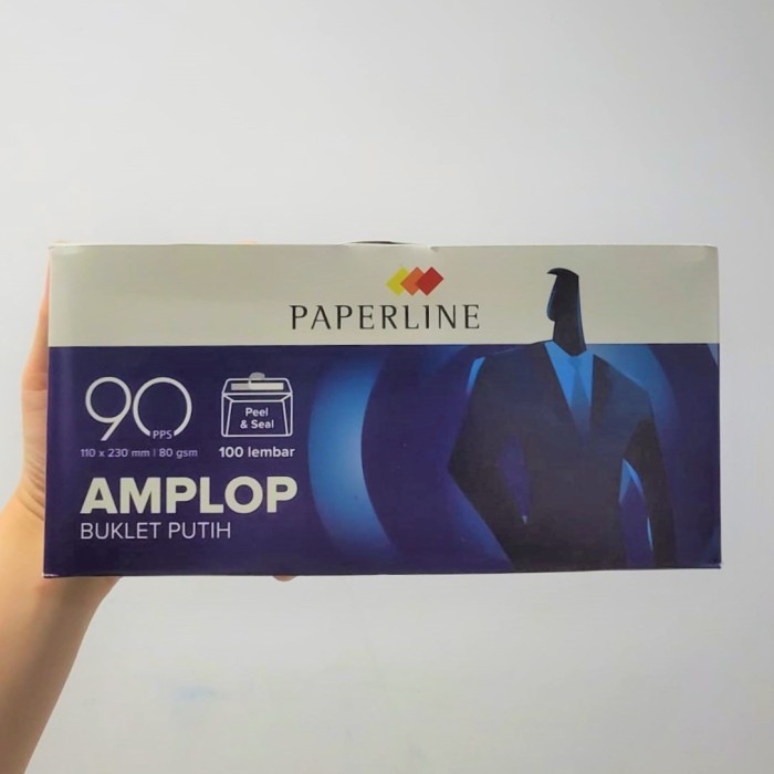 

AMPLOP PAPERLINE PUTIH POLOS 90 PPS (AMPLOP PANJANG)