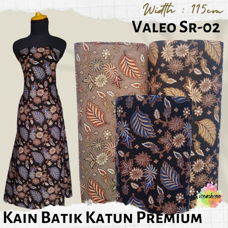 Kain Batik Katun Nessaj SR 02 Kain Batik Meteran Lebar 115cm