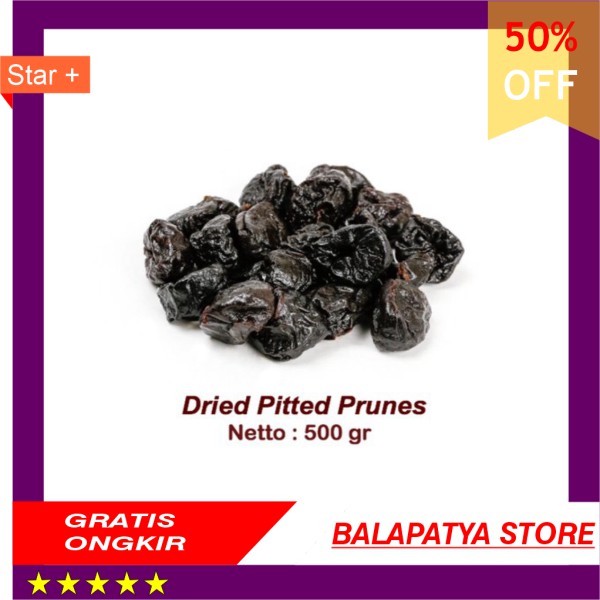 

STOK SISA 9 SAJA ! BURUAN !!! Dried Pitted Prunes 500 gram