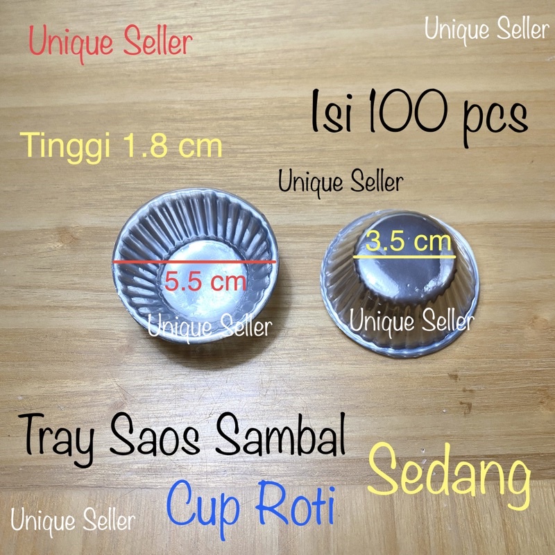 Mika Tray Sambal Saos Kecap Sedang isi 100 pcs / Mika Cup Roti Sedang isi 100 pcs / Mika Sambal Saos Kecap Mayo Sambel Bumbu