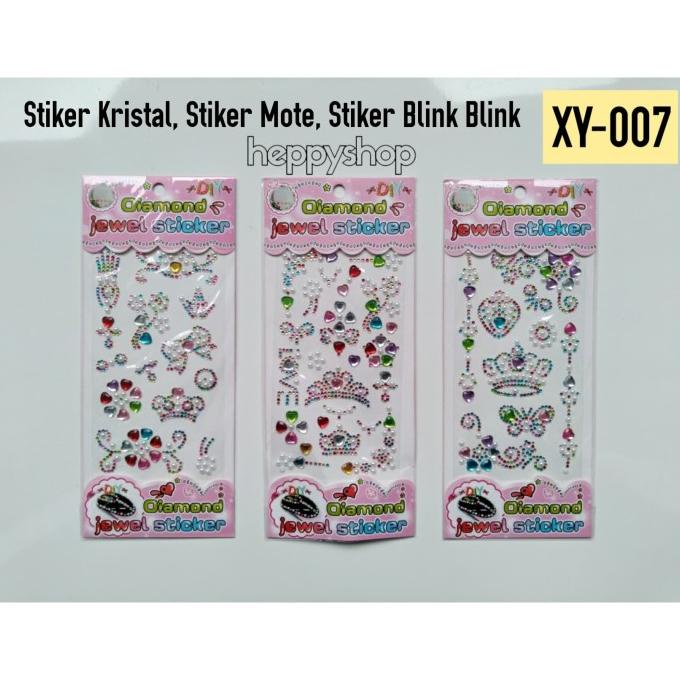 

Stiker Kristal, Stiker Mote, Stiker Blink Blink heppys44 Kualitas Baik