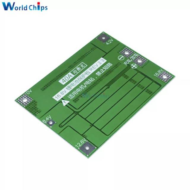 BMS 4 S 40A 14.8 V 16.8 V Li-ion Baterai Lithium 18650 Charger PCB BMS Perlindungan Papan