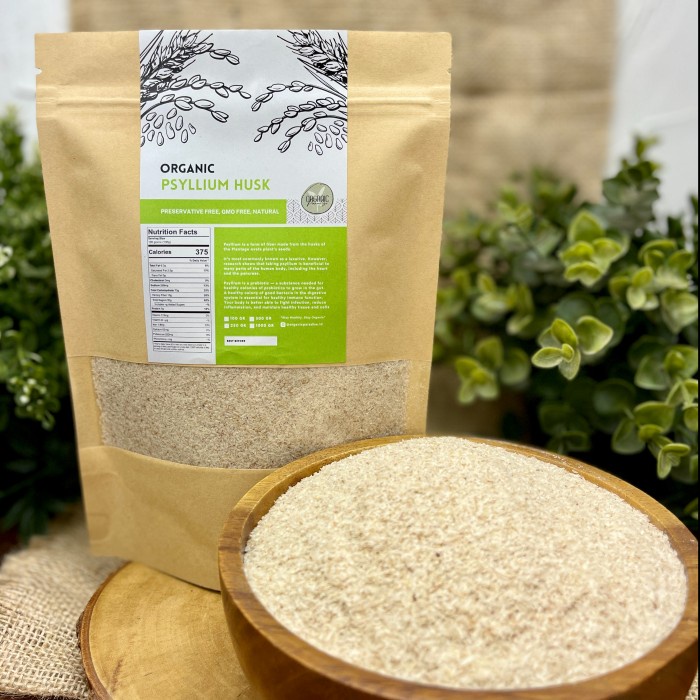

Premium Organic Psyllium Husk 1 Kg Pure