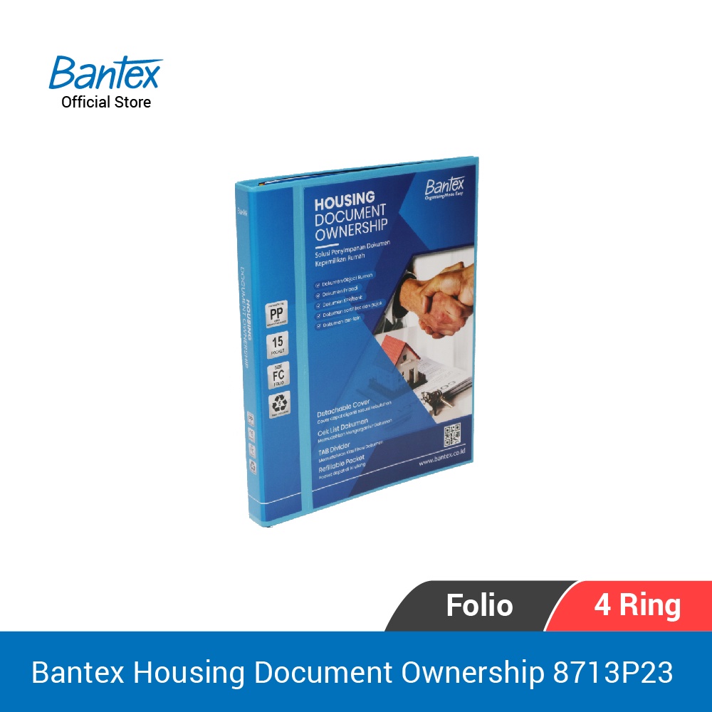 

Bantex Binder Housing Document Ownership - 8716P23 PKM Bandung